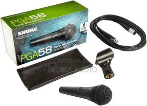 Shure Pga58 Cardioid Dynamic Vocal Microphone Kit