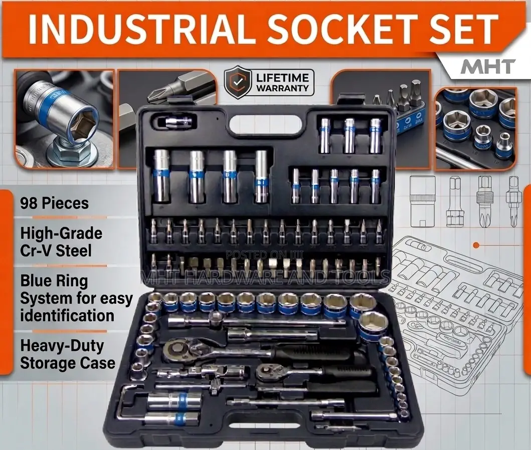Industrial Wrench Socket Set