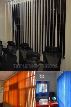 Wind-Stable Vertical Blinds With Weighted Bottom Slats