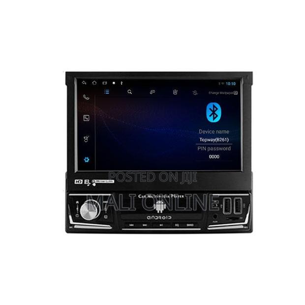 7 Inch Android Radio Car Stereo Retractable Touch Screen 2gb+32gb