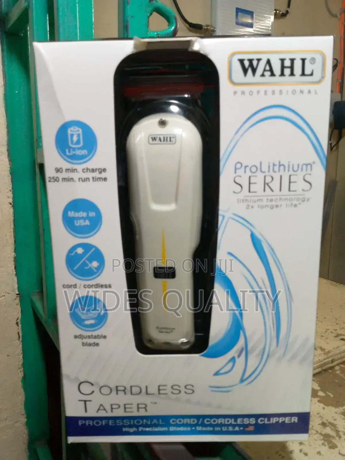 Cordless Hair Clipper/Wahl Cordless Super Taper Pro Lithium Clipper