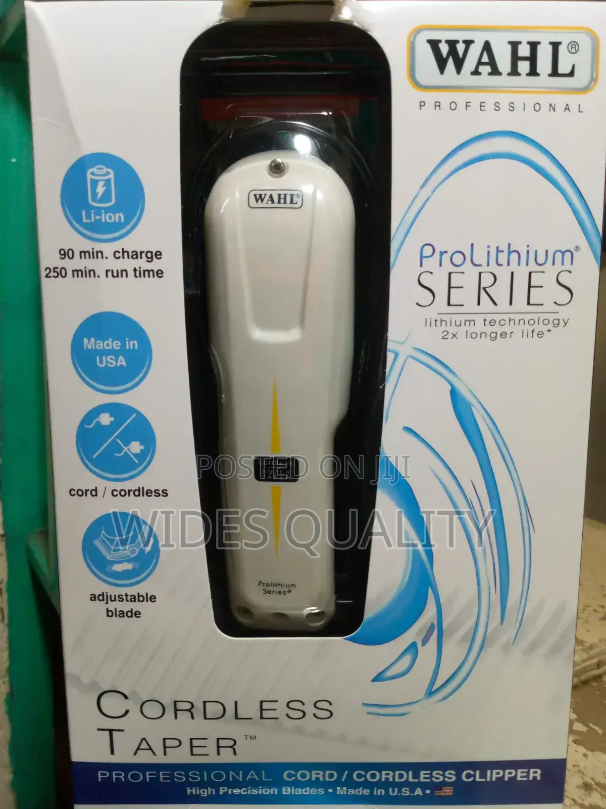 Cordless Hair Clipper/Wahl Cordless Super Taper Pro Lithium Clipper