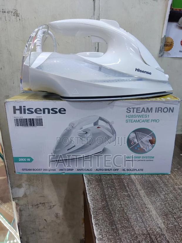 *Hisense Steam Iron 2800w Steamcare Pro