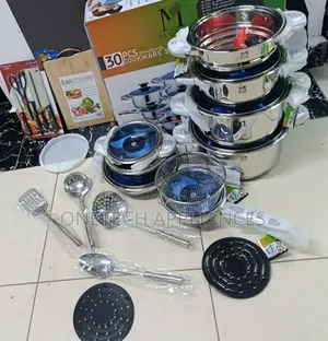 Marwa Cookware 30pc Stainless Steel