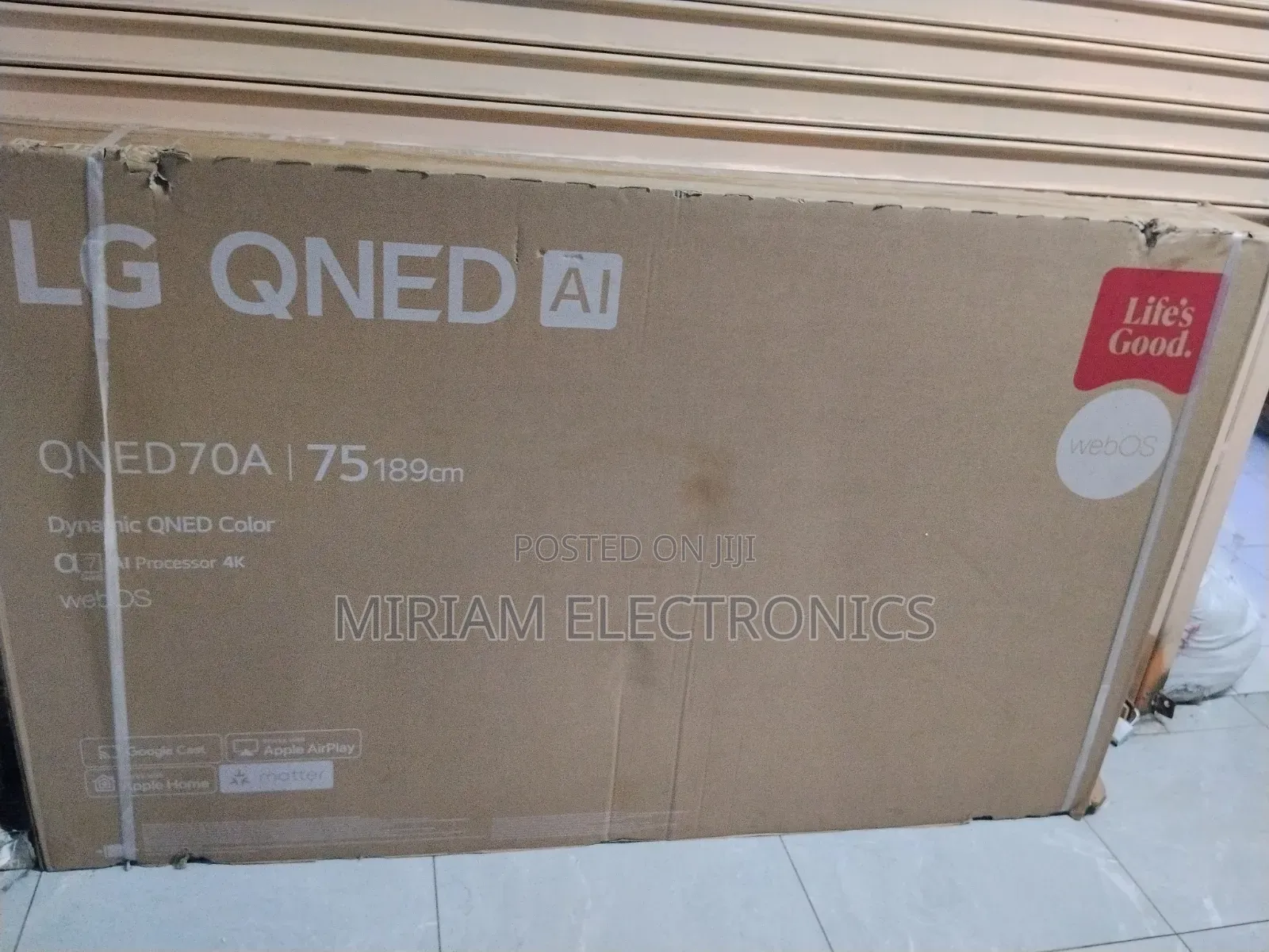 Lg 75′′ 75qned70a Smart Ai Thinkq Webos Tv Features in Kenya