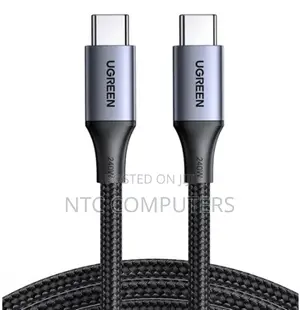 Ugreen Usb-C 2.0 Male to Male 3a Cable 2m (Black) -