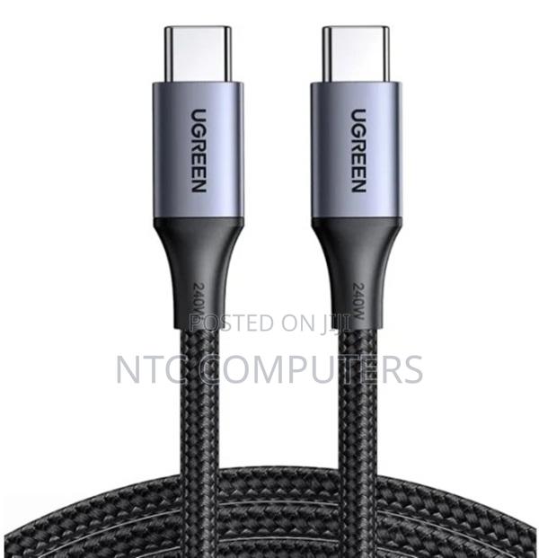 Ugreen Usb-c 2.0 Male To Male 3a Cable 2m (Black) -
