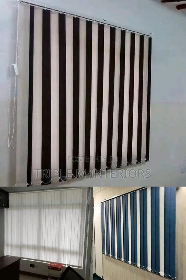 Floor-to-Ceiling Vertical Blinds for Large Glass Partitions - main view