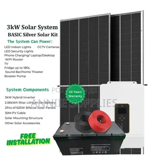3.2kwh Lithium Silver System