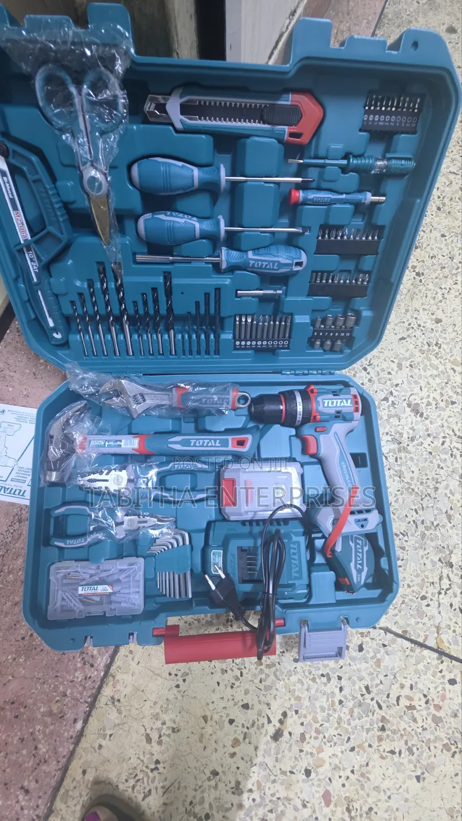 Total Cordless Drill 165pcs