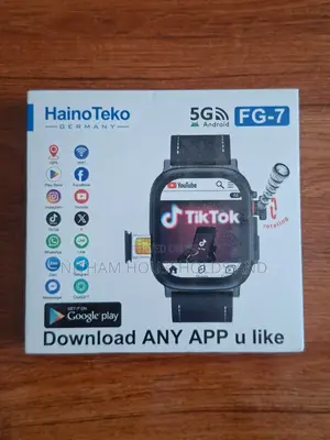 Haino Teko 5g Smartwatch - Rotating Camera, Bluetooth, Fitness