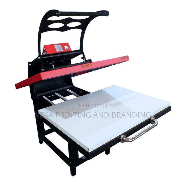 40x60/80x100 Flatbed Manual Heat Press Machine for Garment/T-Shirts