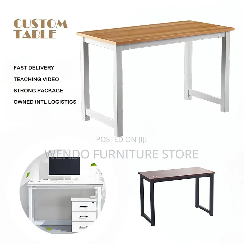 Office Desk; 1200mm Home Office Desk for Desktops and Studying