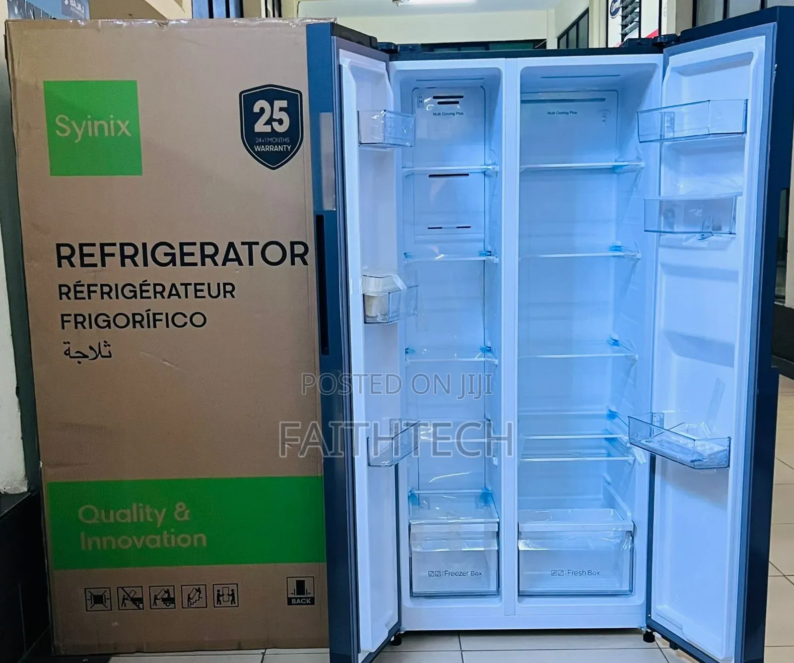 Syinix 460 Litres Side by Side Refridgerator