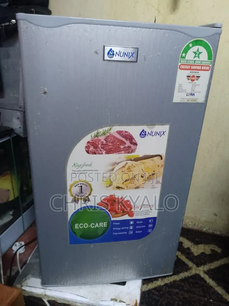 90l Single Door Nunix Fridge Plus Chips Warmer