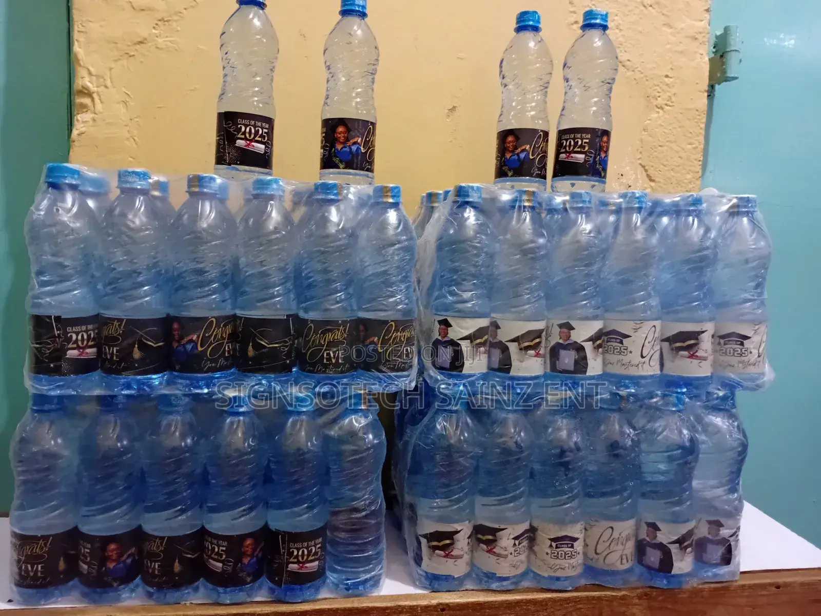 Water Labels Customised
