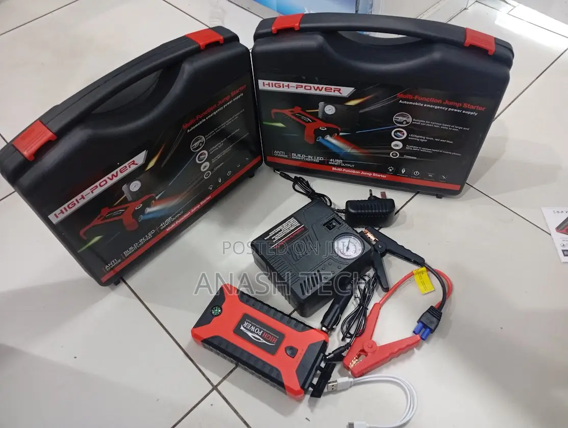 Car Battery Booster Jump Starter – Multi-Function Power Pack
