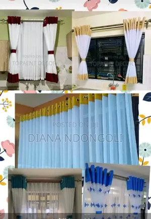 Kitchen Curtains
3mtrs Curtain 
2mtrs Shears