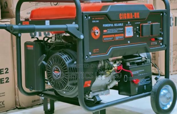 Gasoline Generator Cigma-Uk 6500ae2 (With Wheels and Trolley) 7kva