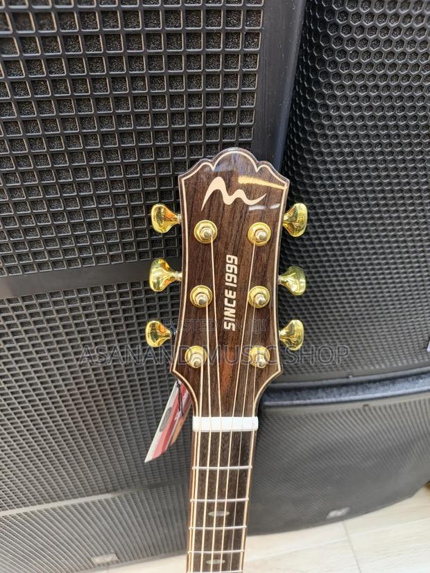 Spread Music Semi Acoustic Guitar – Natural Finish - thumbnail 2