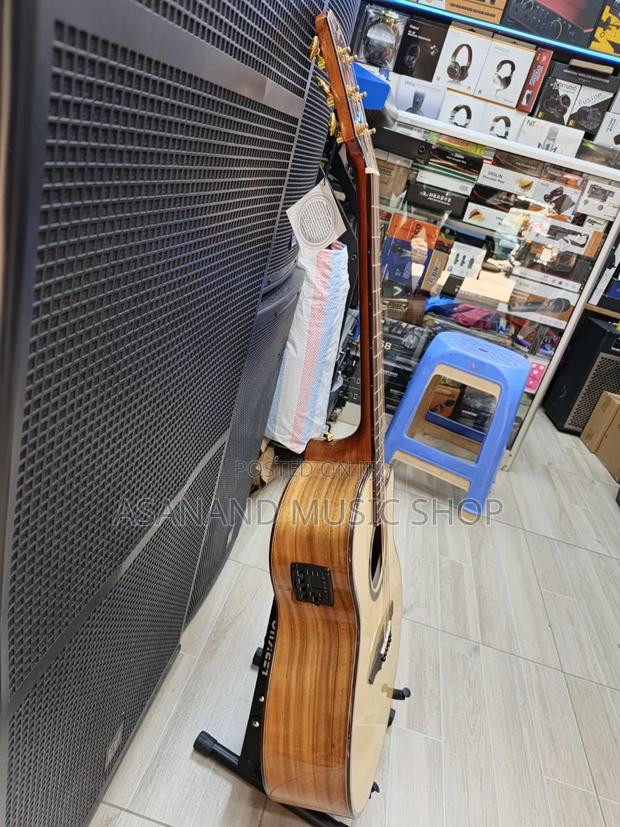 Spread Music Semi Acoustic Guitar – Natural Finish - thumbnail 3