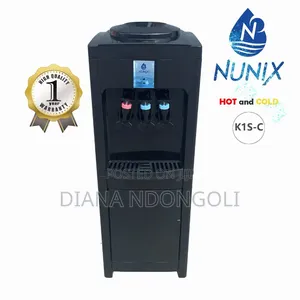 Black Nunix K1s Hot Cold Water Dispenser - Black at Ksh. 3,800 * 