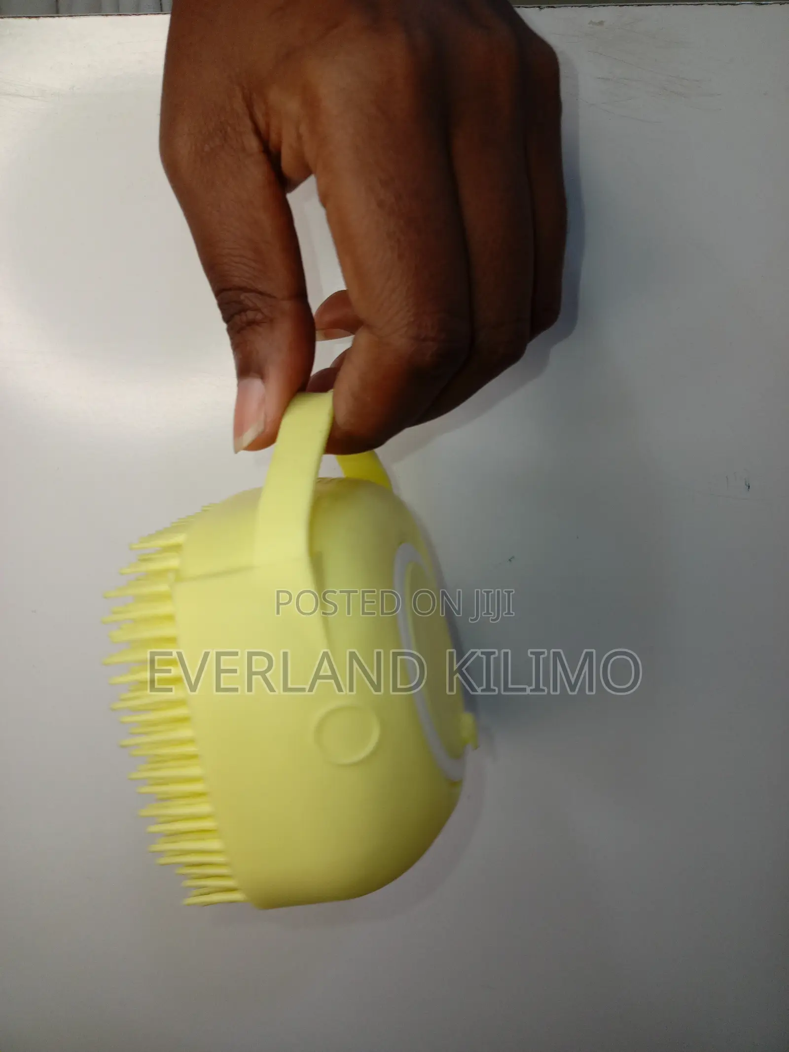 Yellow Massage Bath Brush - Silicone