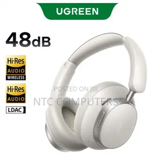 Ugreen Studio Pro Hybrid Active Noise-Cancelling Headphones White