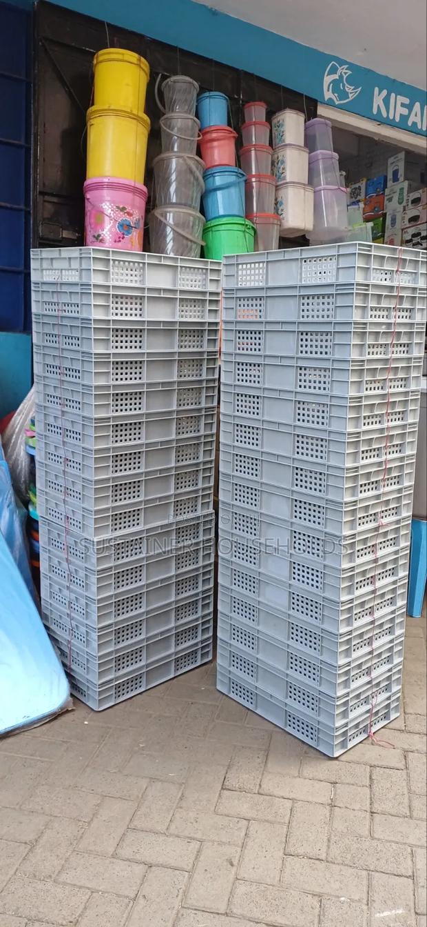 Grey Half Crate - main view