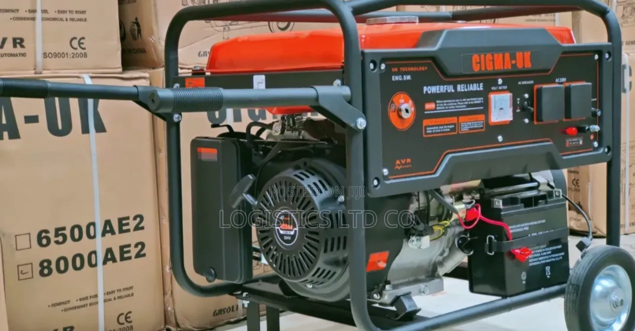 Petrol Generator 4000ae 3.75kva Key Start, Wheels and Trolley.