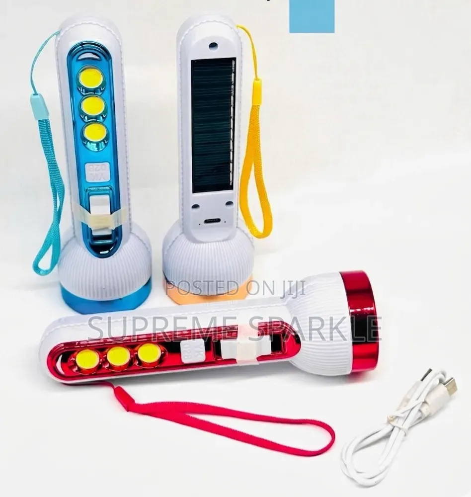 Solar/Rechargeable Flashlight(Torch).