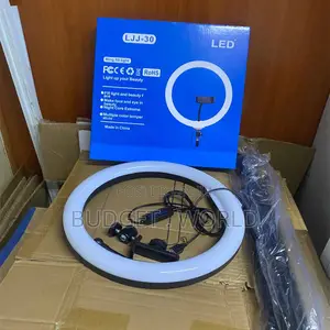 13-Inch Portable Ring Light Setup for Tiktok, Youtube and Vlogging