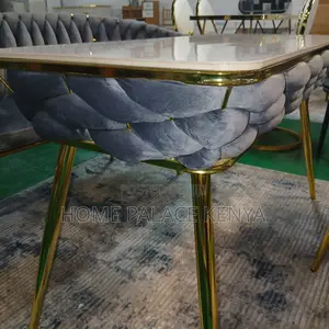 Outdoor Set: 4 Seater Luxury Velvet Outdoor Dining Set