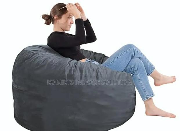 Ultra Soft Velvet Cover Bean Bag - main view