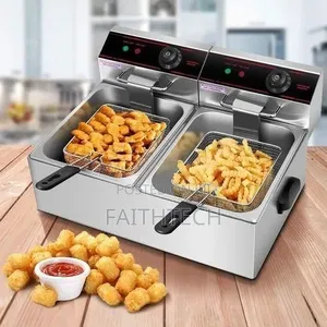 Globalstar Double Tank 6+6lt Chips/Chicken Double Deep Fryer