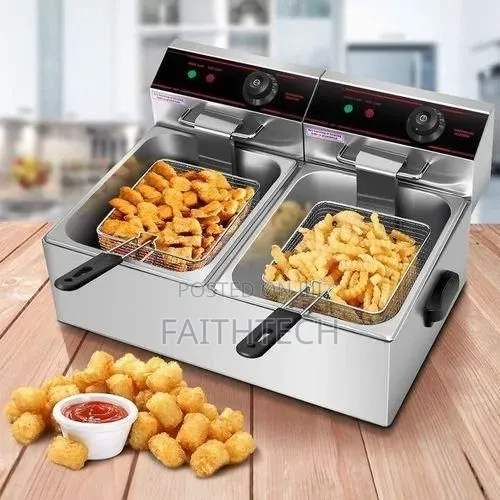 Globalstar Double Tank 6+6lt Chips/Chicken Double Deep Fryer