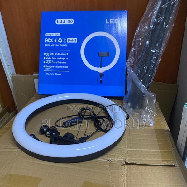 13-Inch Multi-Function Ring Light With Tall Adjustable Stand for Mobil - main view
