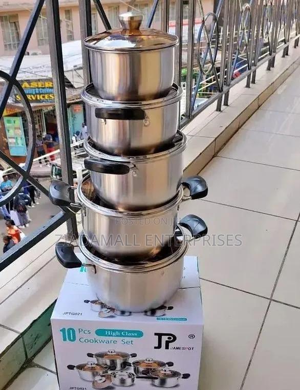 Jp 10-Piece Stainless Cookware,Experience Professional Cooking