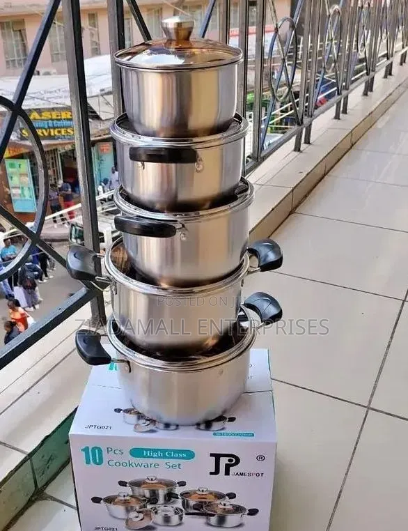 Jp 10-Piece Stainless Cookware,Experience Professional Cooking