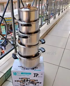 Jp 10-Piece Stainless Steel Cookware – Built for Everyday Excellence