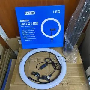 13-Inch Led Streaming Ring Light With Mobile Phone Holder and 2.1m Sta