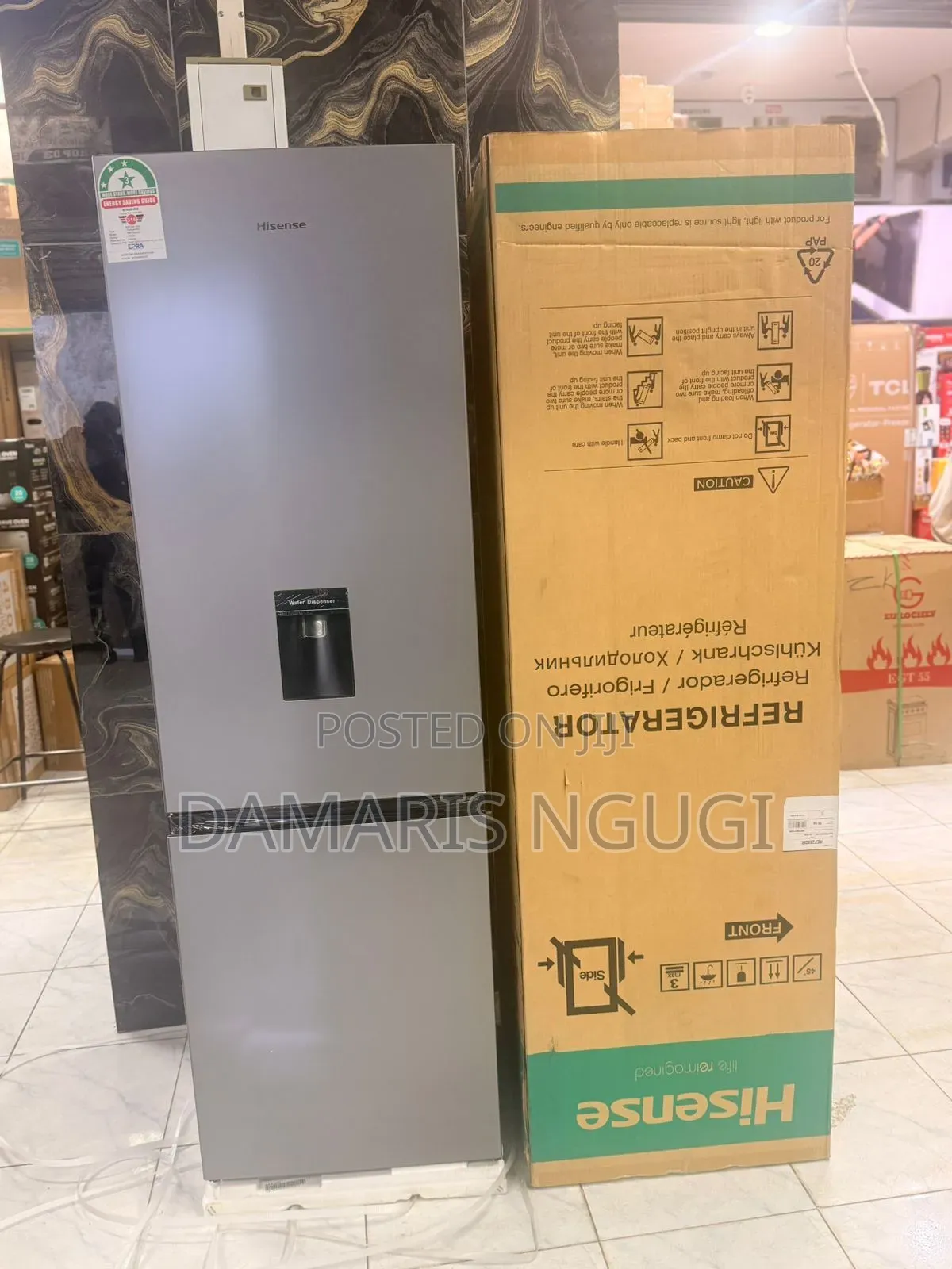 Hisense Bottom Freezer Refrigerator (New )