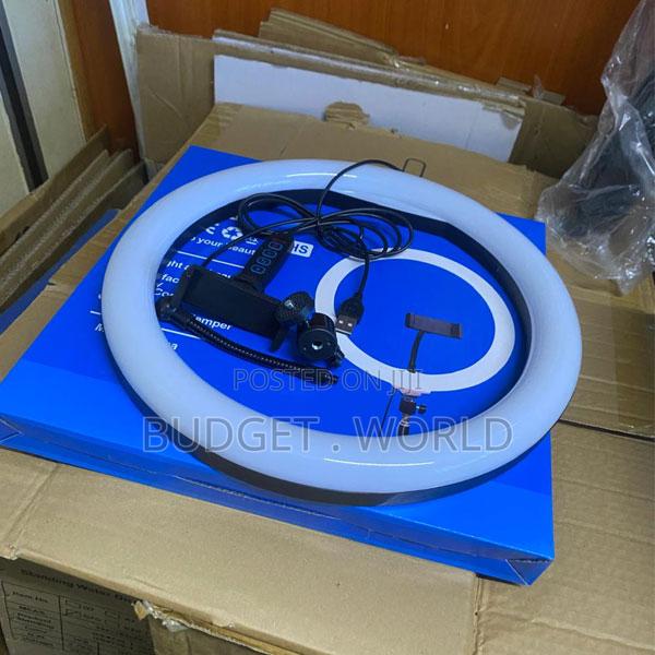 14-Inch Selfie Ring Light With Extendable Tripod for Photography and S
