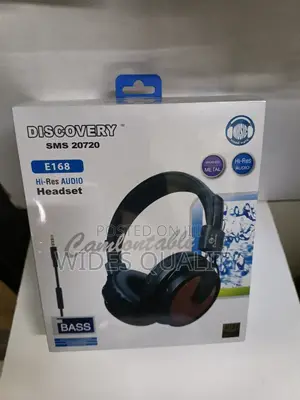 Wired Audio Headset/Discovery E168 Hi-Res Audio Headset.