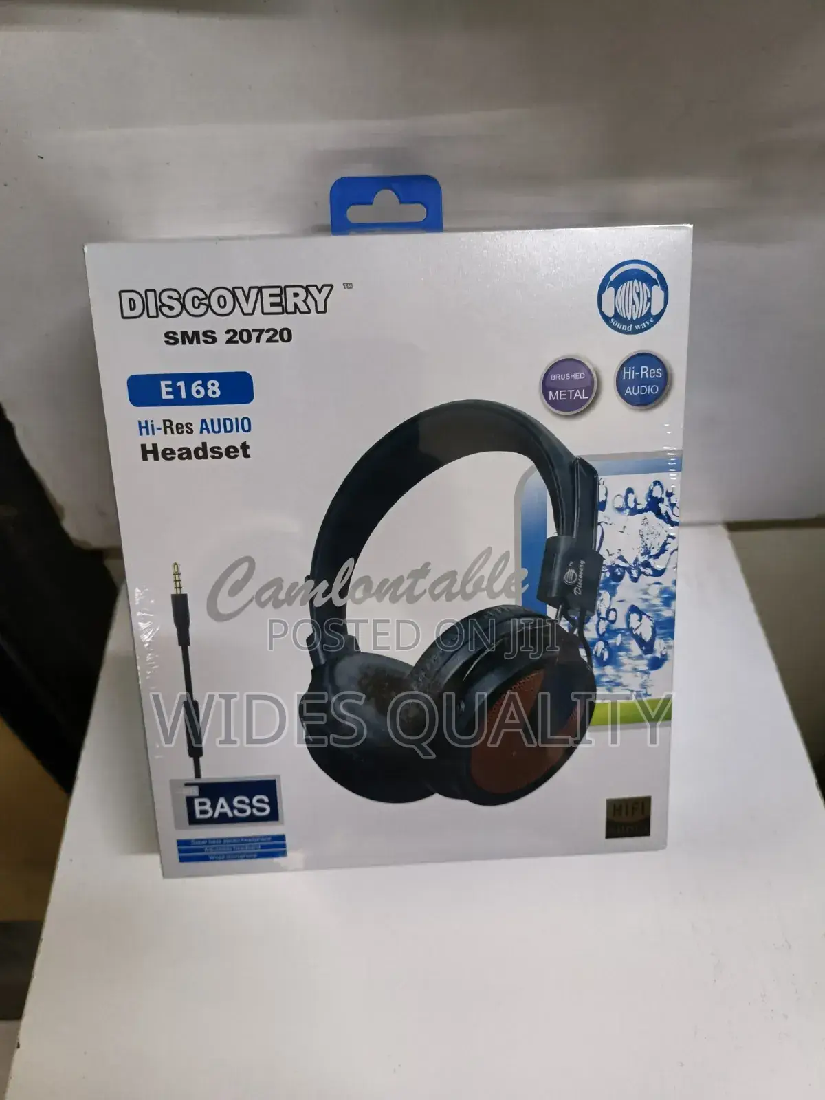 Wired Audio Headset/Discovery E168 Hi-Res Audio Headset.