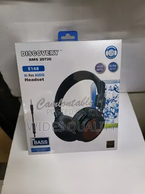 Wired Audio Headset/Discovery E168 Hi-Res Audio Headset.