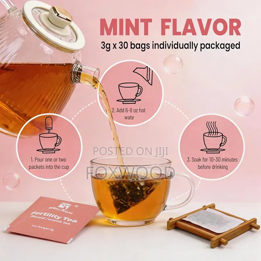 Fertility Tea, Fibroid Womb Tea, Clean, Love, Care For Women