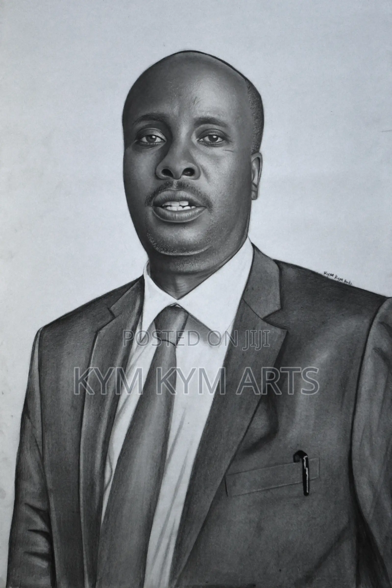 Pencil Portrait Drawing