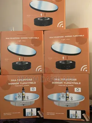 360 Product Rotation Mirror With Reflector 3in1