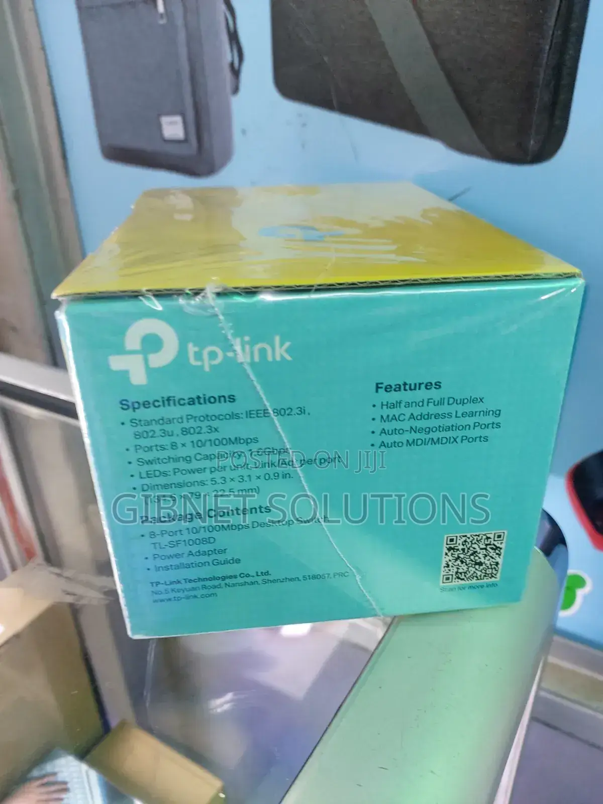Tp-Link 8 Port 10/100mbps Switch